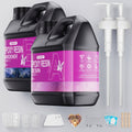 6.39 L Kit de Resina Epoxi para Mesas Perfecto para Proyectos de Manualidades, Kit de Resina Autonivelante Transparente con Mezclador, Sistema de Recubrimiento y Vertido para Madera, Vasos, Fabricación de Joyas, Arte, Recubrimiento, Fundición y Regalos (2