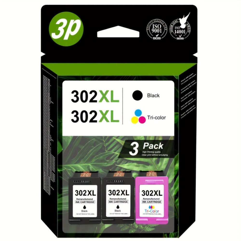 Cartuchos de repuesto para impresora HP 302 Multipack para HP 302 XL Deskjet 3630 3636 3638 3639 1110 2130 3633 Envy 4525 4520 4522 4527 Officejet 3831 3830 3833 5230