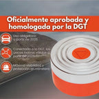 Luz Emergencia Coche Homologado DGT, con SIM y Datos Pagados hasta 2038, Baliza v16 Homologada dgt con Geolocalizador, Obligatoria enero 2026, Luz v16 con Geolocalización 3.0, Aprobada por DGT Pila 6LR61 Incluido.
