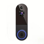 Videoportero Inalámbrico Inteligente 2K, Detección de Movimiento Humano y Alertas Instantáneas, Visión Nocturna, Audio Bidireccional, Batería Recargable, Almacenamiento en la Nube, Detección de Paquetes, Videoportero Inteligente (Sin Receptor), Regalo de