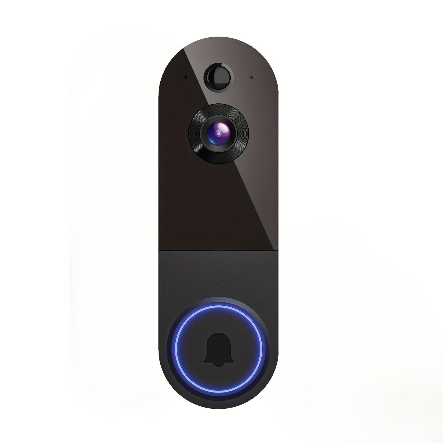 Videoportero Inalámbrico Inteligente 2K, Detección de Movimiento Humano y Alertas Instantáneas, Visión Nocturna, Audio Bidireccional, Batería Recargable, Almacenamiento en la Nube, Detección de Paquetes, Videoportero Inteligente (Sin Receptor), Regalo de