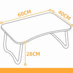 Bandeja para Cama, Mesa Plegable de Desayuno con CAJON Mesa Ordenador Portátil Multifunción Mesa de Ordenador portátil para Cama y sofá