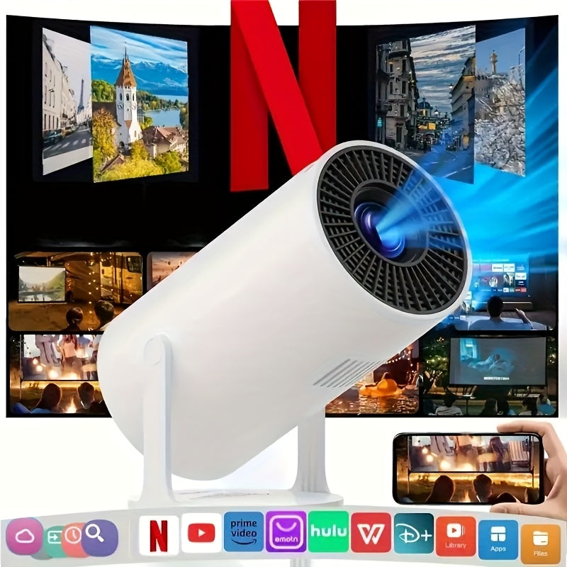 Proyector | Proyector Mini de Cine en Casa 2026, Sistema Android 11.0, Proyector 4K con WIFI 6 y BT 5.2, Decodificación 4K, Resolución Nativa