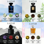 Juego de 4 botellas de perfume para hombre, fragancias de pachulí, vainilla y maderosas, colonia para hombre, perfume de larga duración, adecuado para citas, fiestas y trabajo diario, cada botella es una experiencia única, regalo exquisito para hombres