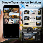 Cámara digital 4K | Fotografía vlogging viajes y creación de contenido