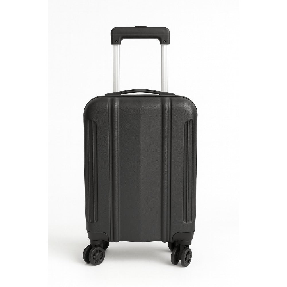 Maleta Avión Equipaje de Mano Viaje Cabina Trolley ABS Rígida 4 Ruedas Maleta de cabina rigida con asa telescopica 55x35x20CM