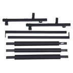 Juego de 3 soportes univer negros para guitarra, aptos para múltiples instrumentos