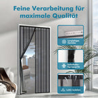 Mosquitera magnética para puerta o ventana | Balcón, patio y ventilación del hogar