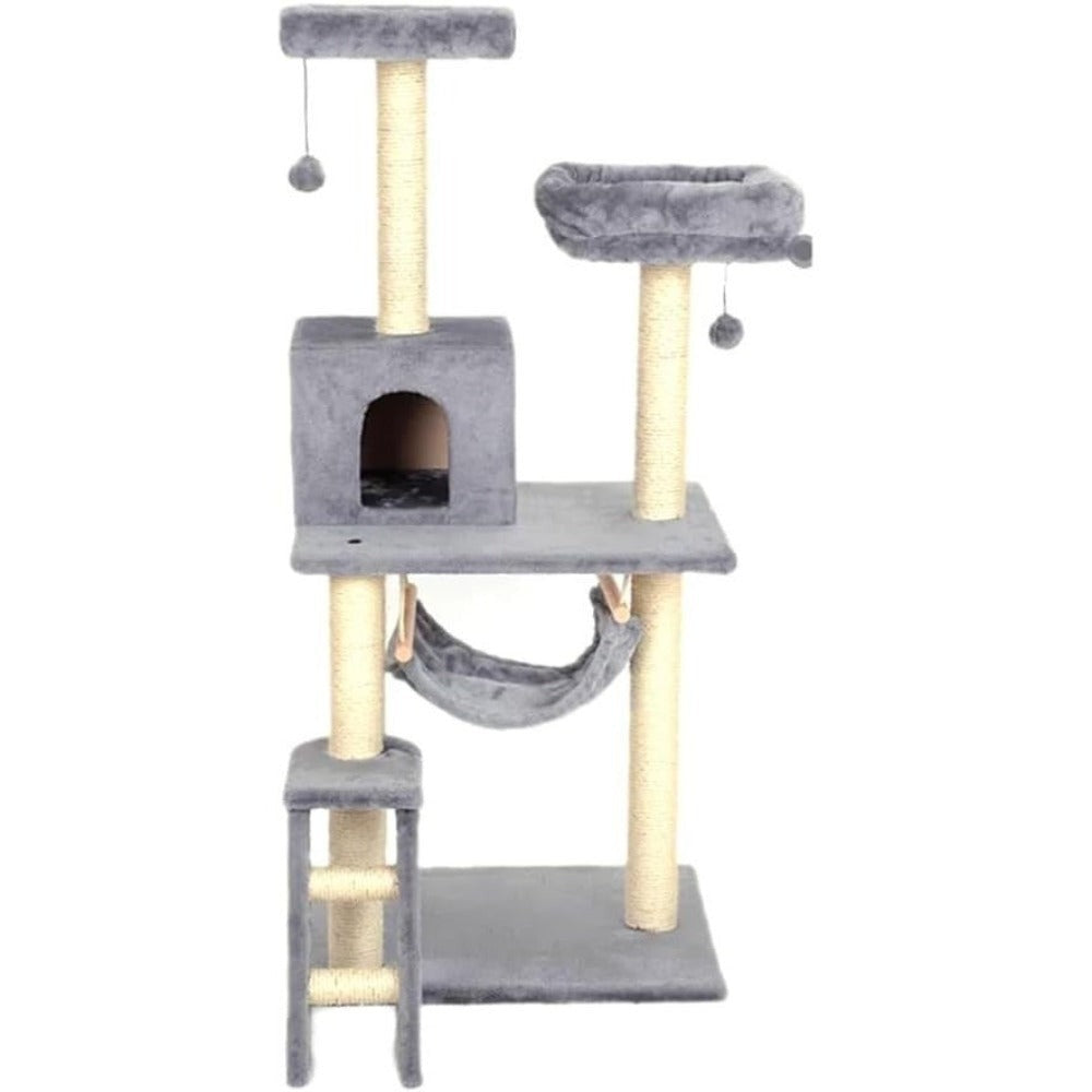 Arobol rascador para Gatos Rascador para Gato Postes rascador para Gatos Grande 105x40x40cm Varias Niveles