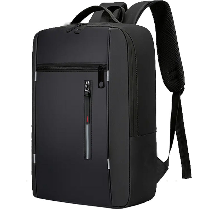 Mochila de Viaje - Nueva Mochila Multifuncional Casual de Negocios con Color Combinado para Laptop, Estilo Coreano de Moda, Ideal para Viajes, Turismo y Salidas, Mochila de Doble Hombro, Perfecta para Regalar a Amigos [Dirección de Cremallera Aleatoria]