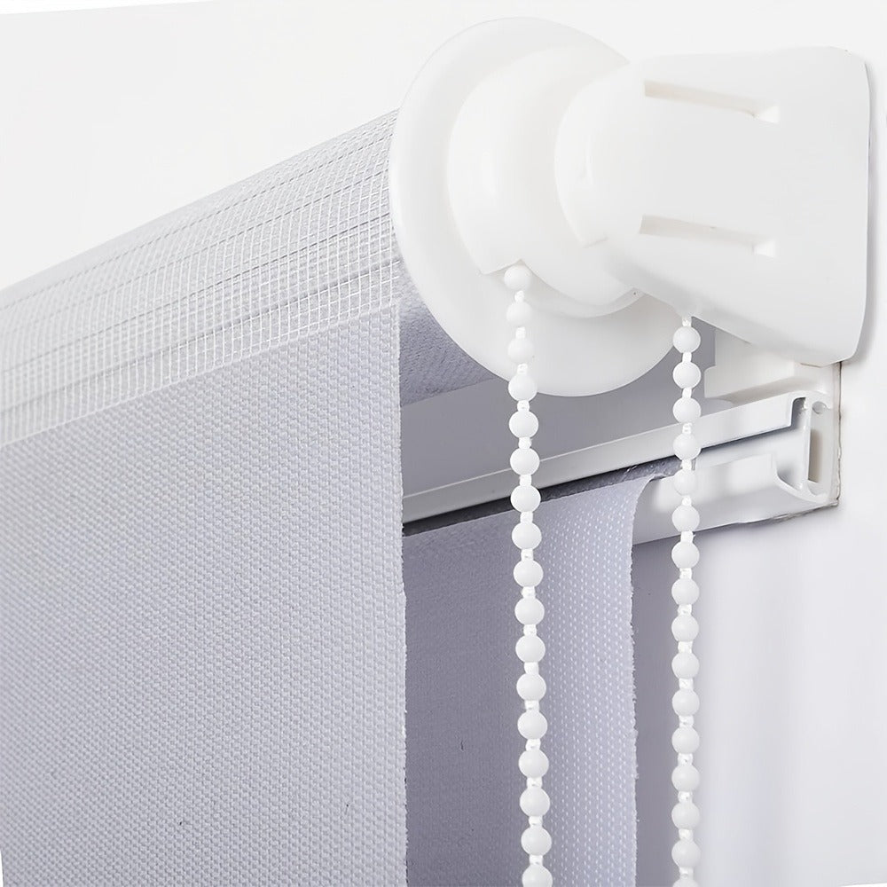 2 Piezas de Persianas Doble Rodillo - Semi-Transparentes y Opacas, Fácil Instalación Sin Taladro, 100% Poliéster, Diseño Lateral para Dormitorio, Sala o Baño, Decoración Hogareña Fácil de Limpiar, Estilo Clásico, Material Duradero, Persianas Ajustables pa