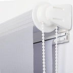 2 Piezas de Persianas Doble Rodillo - Semi-Transparentes y Opacas, Fácil Instalación Sin Taladro, 100% Poliéster, Diseño Lateral para Dormitorio, Sala o Baño, Decoración Hogareña Fácil de Limpiar, Estilo Clásico, Material Duradero, Persianas Ajustables pa