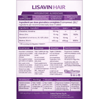 Lisavin Hair - Suplemento Alimenticio con Queratina, Biotina, Zinc y Cola de Caballo - 160 Micro Tabletas