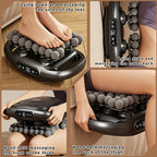 Masajeador multifuncional de 12/42 cabezales, masajeador eléctrico corporal, compresa caliente, relaja músculos, apto para cuello, hombros, espalda y piernas, 9 modos de ajuste, pistola masajeadora, apto para fitness en casa, deportes al aire libre, relaj