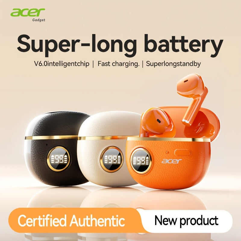 Auriculares Bluetooth | Auriculares inalámbricos Acer OHR544, marca original, decodificación Hi-Fi de alta definición, sonido envolvente 3D
