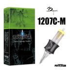 Juego de 16 agujas para tatuaje con agujas integradas, puntas de aguja, ensamblaje estable, ajuste fino, ideal tanto para artistas como para principiantes, cuerpo inodoro para suministros de tatuaje artístico
