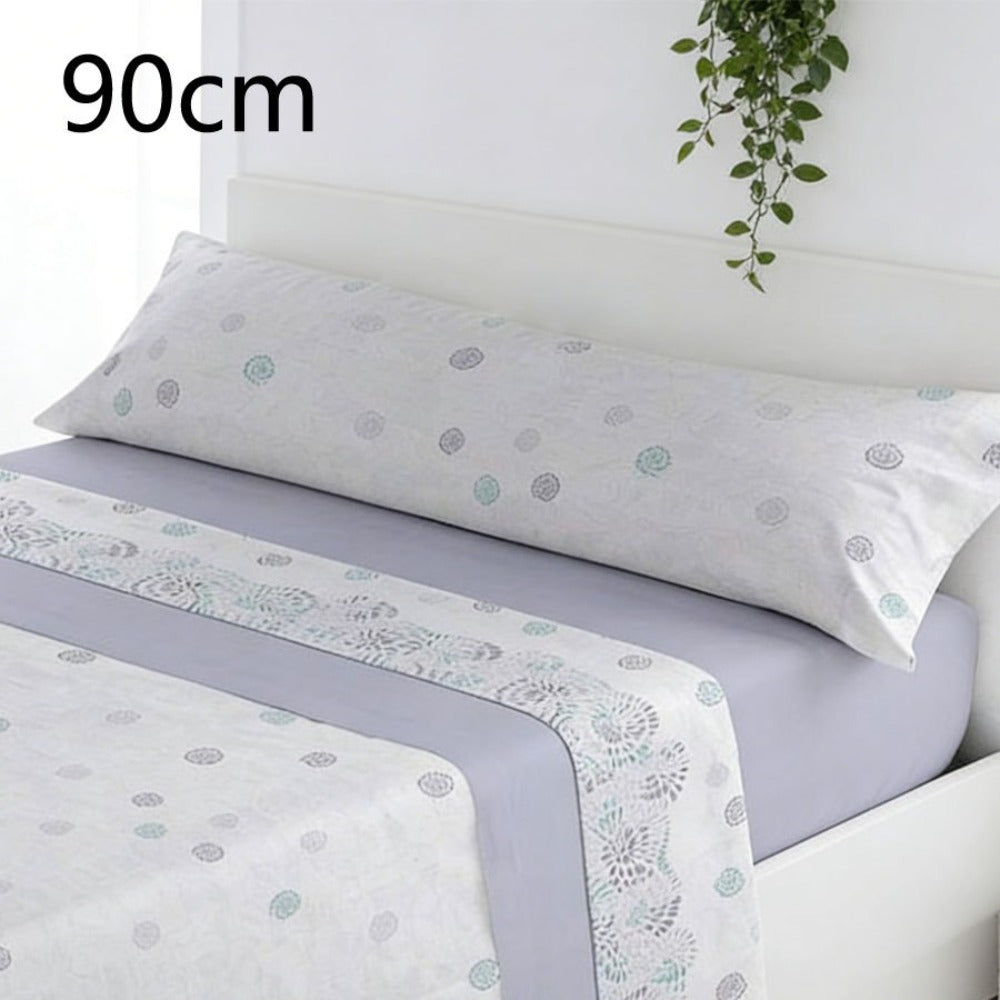 Juego de ropa de cama (Sábana ajustable, Cubrecama, Funda de almohada) | Juego de sábanas estampadas de 3 piezas | Primavera/Verano | Múltiples estilos | Tejido suave | 180cm - Múltiples tamaños disponibles