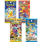 Paquete de 4 Expansión Pokémon - Versión Coreana | Selección Aleatoria de 20 Sets | Paquetes Originales de Expansión TCG | Cartas Pokémon Coreanas