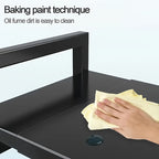 Estante de microondas ajustable de 2 niveles - Organizador resistente que ahorra espacio para cocina/baño, estante de almacenamiento expandible multiusos con diseño abierto de doble capa, estante de pie, estante de pie