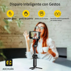 Estabilizador inteligente para móvil plegable | Vídeos viajes deporte y creación de contenido