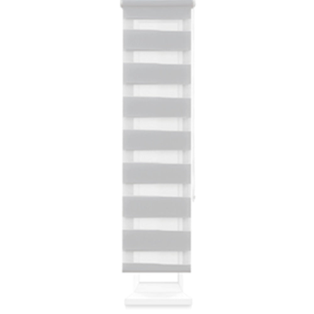 Estor enrollable de día y noche de doble capa, sin taladro, fácil instalación, resistente y duradero