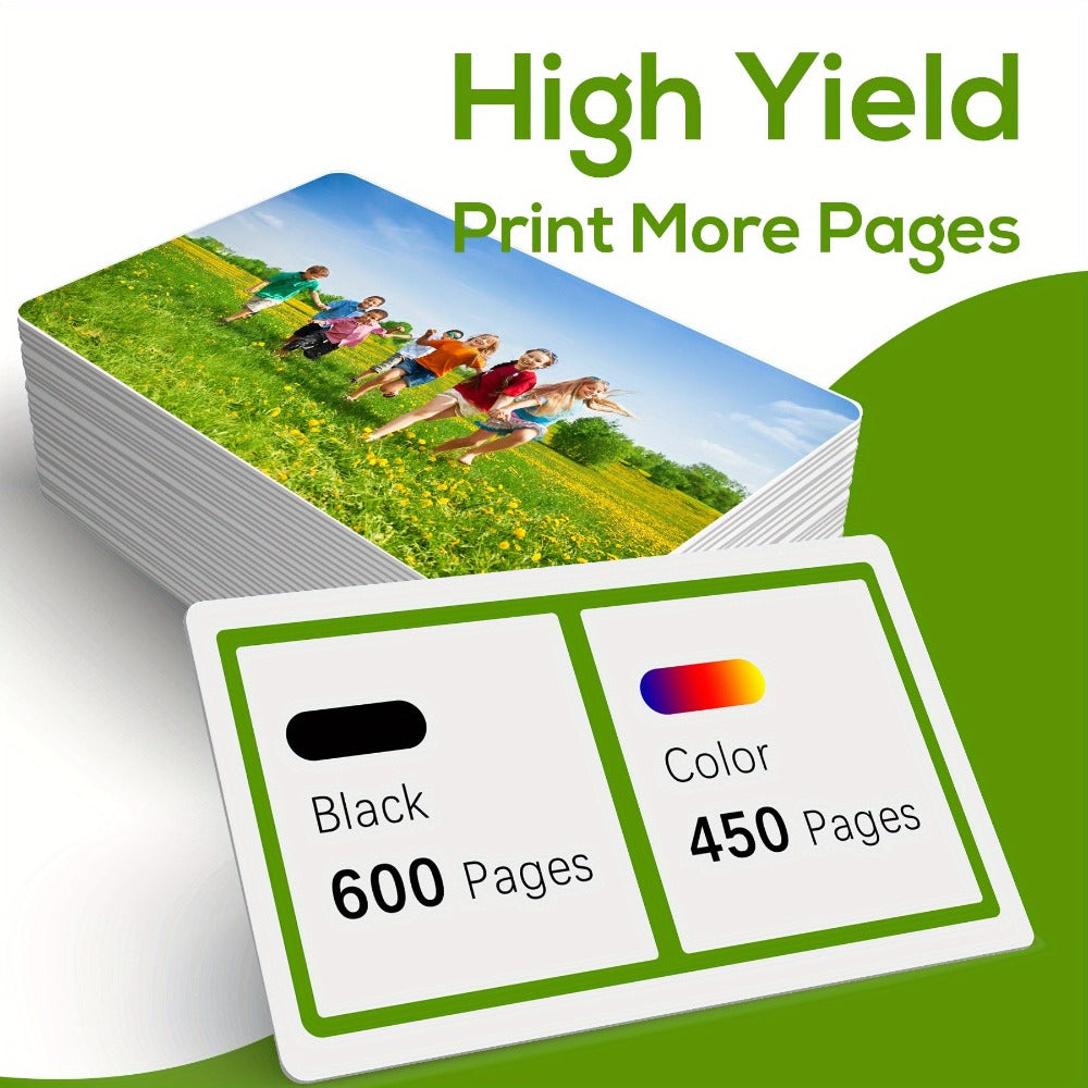 Paquete de 2 cartuchos de impresora multipack 62XL 62 XL compatibles con cartuchos de impresora HP 62 para impresoras Envy 5540 5544 5545 5548 5640 5646 7640 OfficeJet 200 5740 5742 5744 (1 + 1 color)