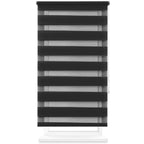 Estor enrollable de día y noche de doble capa, sin taladro, fácil instalación, resistente y duradero