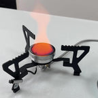 REDSUN FD3 Estufa de 3 Patas para Senderismo, Estufa de Gas Alpina Plegable, Estufa Portátil con Alta Resistencia al Viento, Encendido Piezoeléctrico, 10000BTU de Alta Potencia, Ideal para Exteriores, Camping, Senderismo y Picnic
