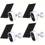 4pcs LaxiHub Cámara de Seguridad Inalámbrica FHD, Cámara Wi-Fi para Exteriores, Rastreo de Movimiento con IA, IP65, Visión Nocturna en Color, Audio Bidireccional para Seguridad de Bebés y Mascotas, Acceso Remoto por App, Almacenamiento en SD/Nube