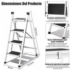 VORTEX Escalera plegable doméstica de acero aleado antideslizante