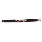 Pulsera De Cuero Figura Estribo y Figura Caballo | Bandera De España | Complementos de Moda Unisex