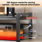 Estante Multifuncional para Microondas de Tres Niveles/Doble Nivel, Organizador de Encimera Ajustable, Soporte para Ollas y Microondas, Extensible y Retráctil, Almacenamiento para Cocina
