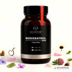 Resveratrol 99% Puro con Quercetina 550 mg – 120 Cápsulas Vegetales - Antioxidante Premium Solandpure®.