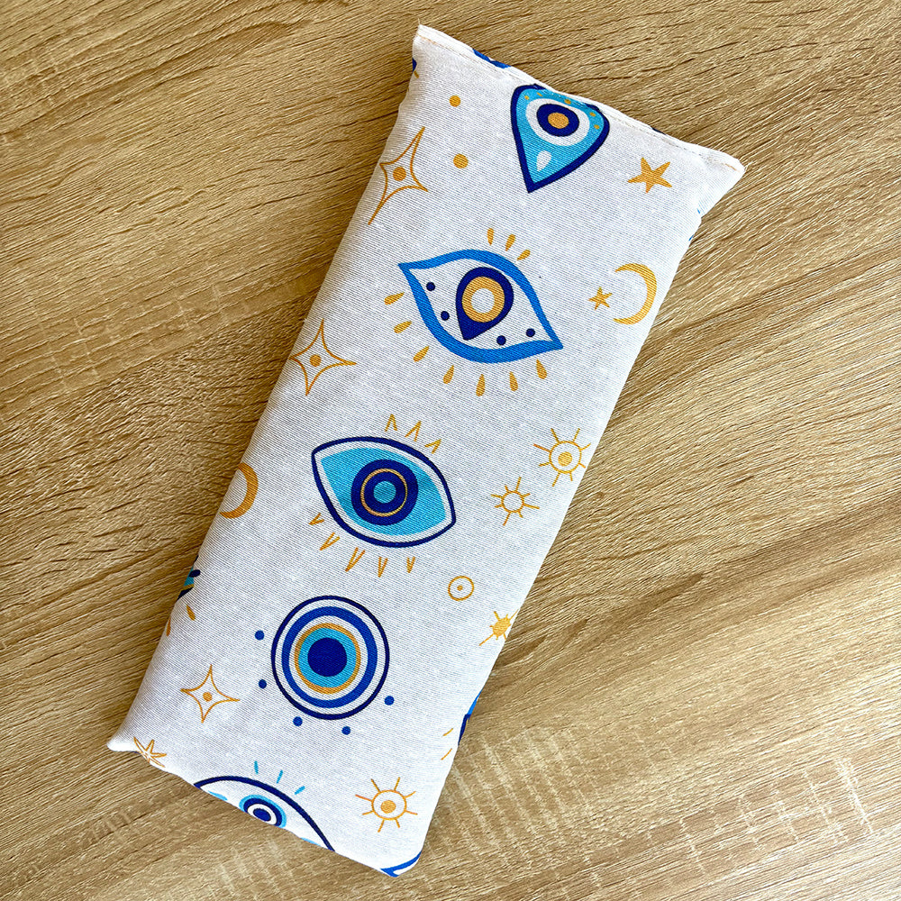 Bolsitas de semillas para microondas, 30 x 13 cm, multiusos, terapia de frío y calor para aliviar dolores musculares, menstruales y de cuello. Aptas para microondas y congelador. Hecho a mano. Terapia de frío y calor. Alivia calambres, cólicos y migrañas.