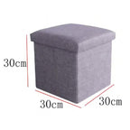 Reposapiés otomano de almacenamiento, taburete plegable para pies, caja de almacenamiento, taburete para el hogar, taburete para pies, banco, caja grande para guardar ropa de lino