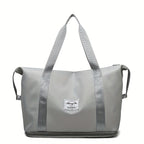 Bolso de mano de gran capacidad, equipaje de fin de semana ligero de nailon, bolsa de viaje portátil para gimnasio y almacenamiento