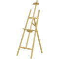 Caballete Pintura Plegable | Atril para Pintar de Madera de Pino 175 cm | Altura e Inclinación Regulable | Ideal para Exposiciones Niños y Adultos | Ligero y fácil de plegar