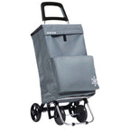 Carrito de Compra Plegable con Bolsa Térmica \Impermeable y 4 Ruedas,Ligero, 94x44x38cm,40 litros,Resistente y Reutilizable,Carro de Compra Plegable, 4 Ruedas de Alta Resistencia,Carro Compra. (COMPRA-002)