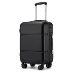 1 pieza de maleta de cabina de 20 pulgadas (55 cm) de ABS prémium con candado de combinación seguro para viajes sin esfuerzo, regreso a clases, regalo de vacaciones