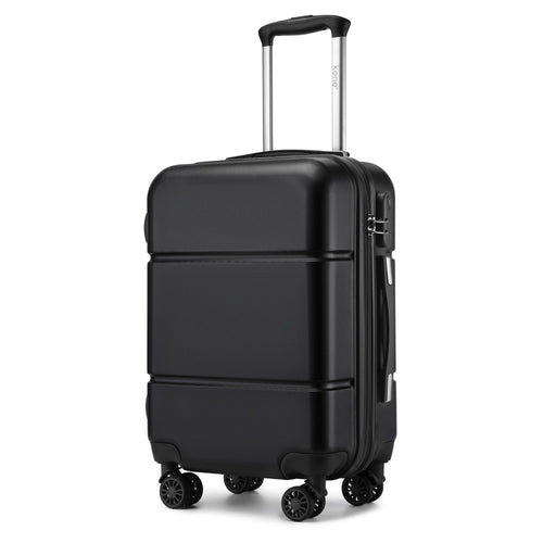 1 pieza de maleta de cabina de 20 pulgadas (55 cm) de ABS prémium con candado de combinación seguro para viajes sin esfuerzo, regreso a clases, regalo de vacaciones