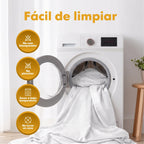 1 pc Protector De Colchon Funda Cutí con altura 25 cm Transpirable con Cremallera 100 Microfibra, Protector Tacto Liso y Suave