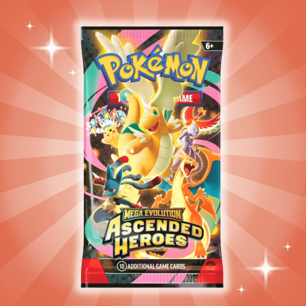 1x Pokémon ME02.5 – Héroes Ascendidos Booster | Versión en Inglés | 1 Paquete