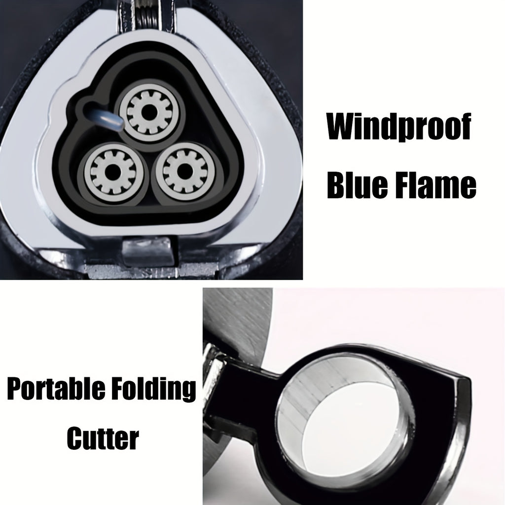 Encendedores recargables | Encendedor metálico (combustible no incluido), diseño con forma de linterna, pulido, resistente al viento, recargable