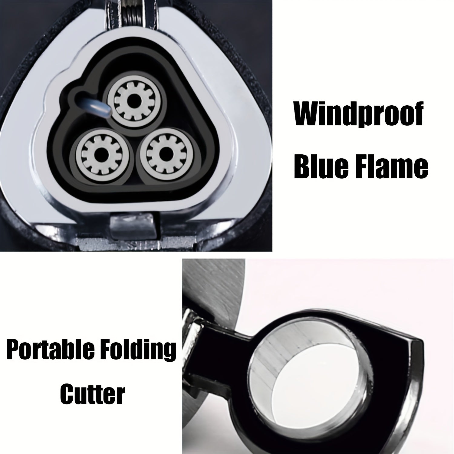Encendedores recargables | Encendedor metálico (combustible no incluido), diseño con forma de linterna, pulido, resistente al viento, recargable