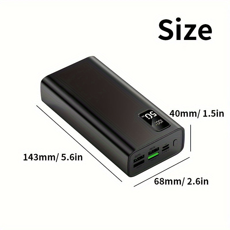 Power bank para carga durante viajes y uso diario | 50000mAh