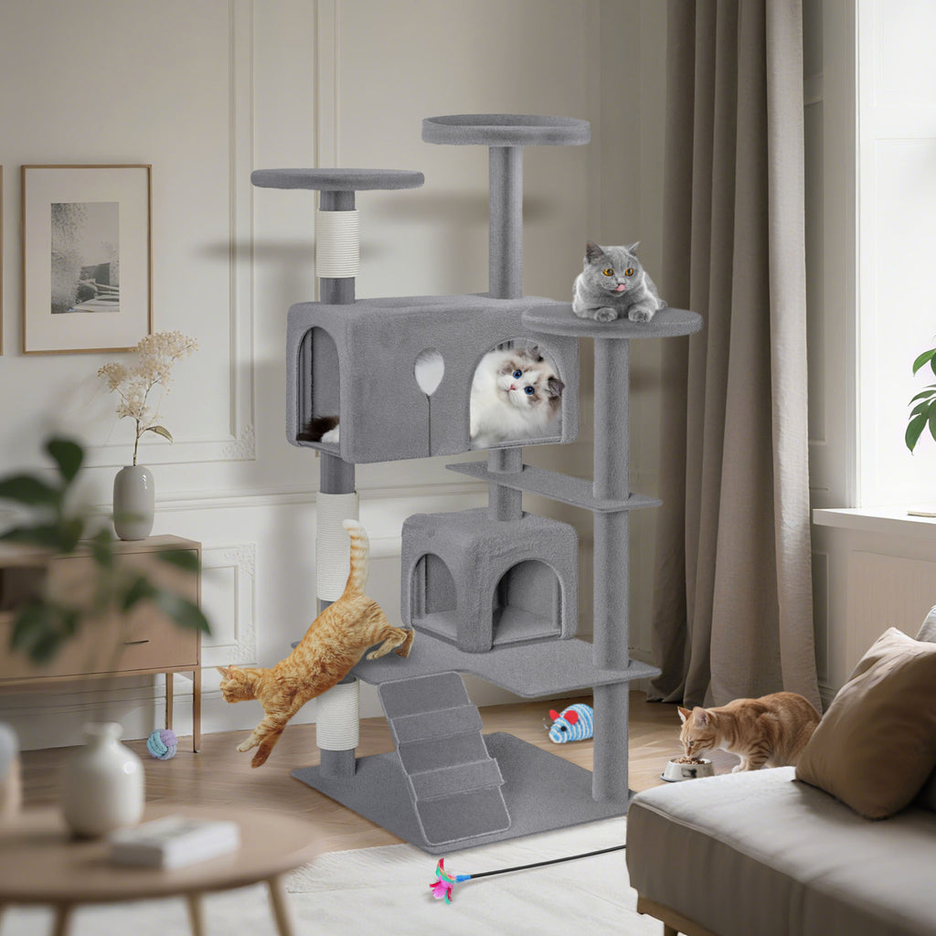 Rascador para gatos 130 cm | Juego y cuidado de las uñas
