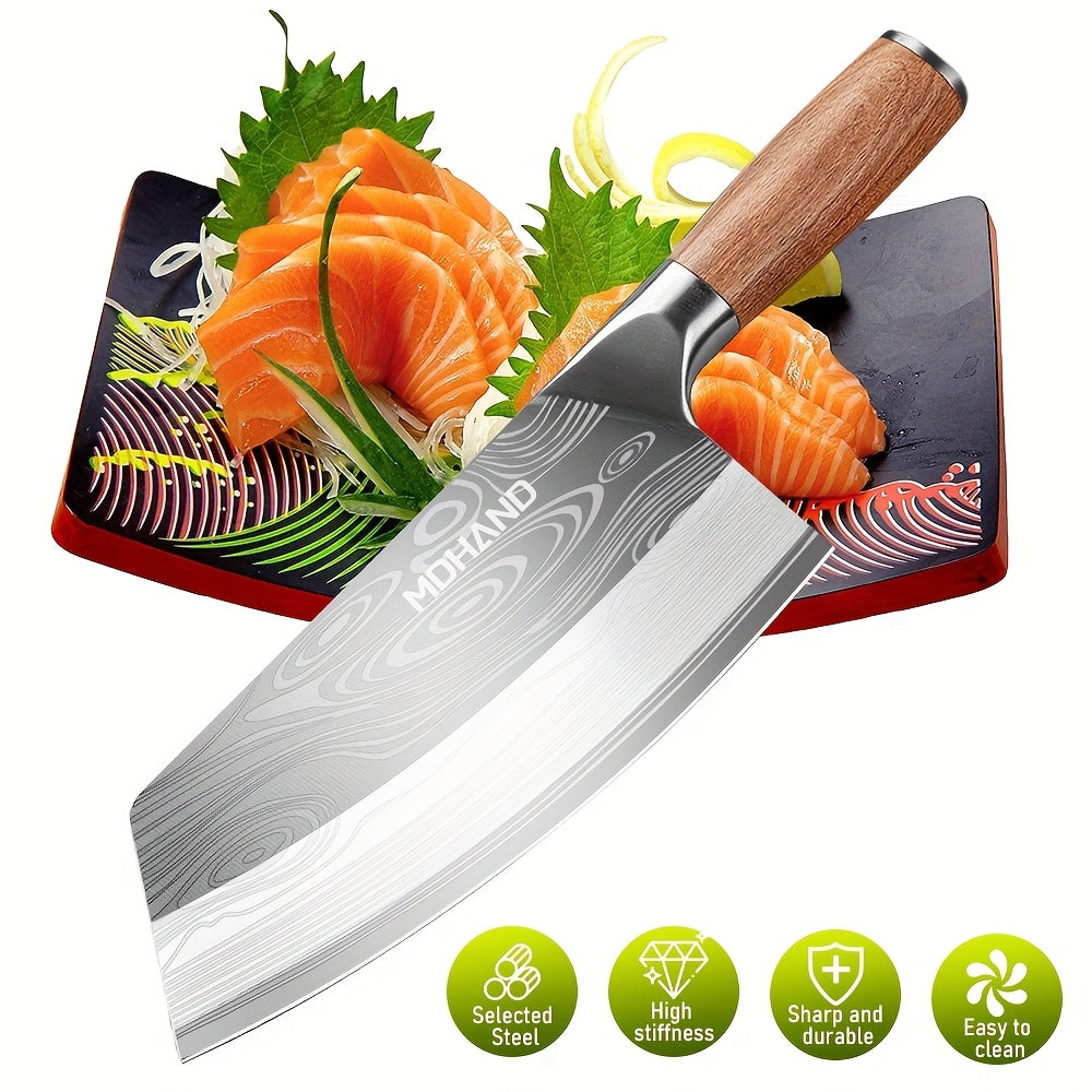 Cuchillo de cocina para preparación de carne y verduras | 19.81 cm y Acero Inoxidable