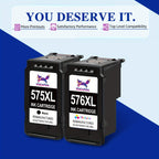 1X PG-575XL BLACK XL Multipack Cartuchos de Impresora Remanufacturados Compatibles con Cartuchos Canon 575 para PIXMA Ts3550I Ts3551I Tr4750I Tr4751I