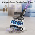 Aspiradora inalámbrica Yanhama/ 78000PA/ Aspiradora inalámbrica 8 en 1/ con cepillo antienredos/ 70 minutos de autonomía/ Aspiradora inalámbrica con pantalla LED/ Aspiradora de mano para pelo de mascotas, suelos duros, alfombras, limpieza de primavera del