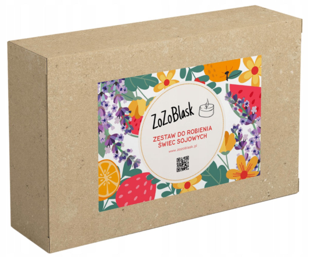 Kit de Fabricación de Velas de Cera de Soja XL ZoZoBlask para Niños – Regalo de Vacaciones con Mechas de Algodón, Tintes de Madera, Derretidor, Aceites Esenciales y Tarros para Velas